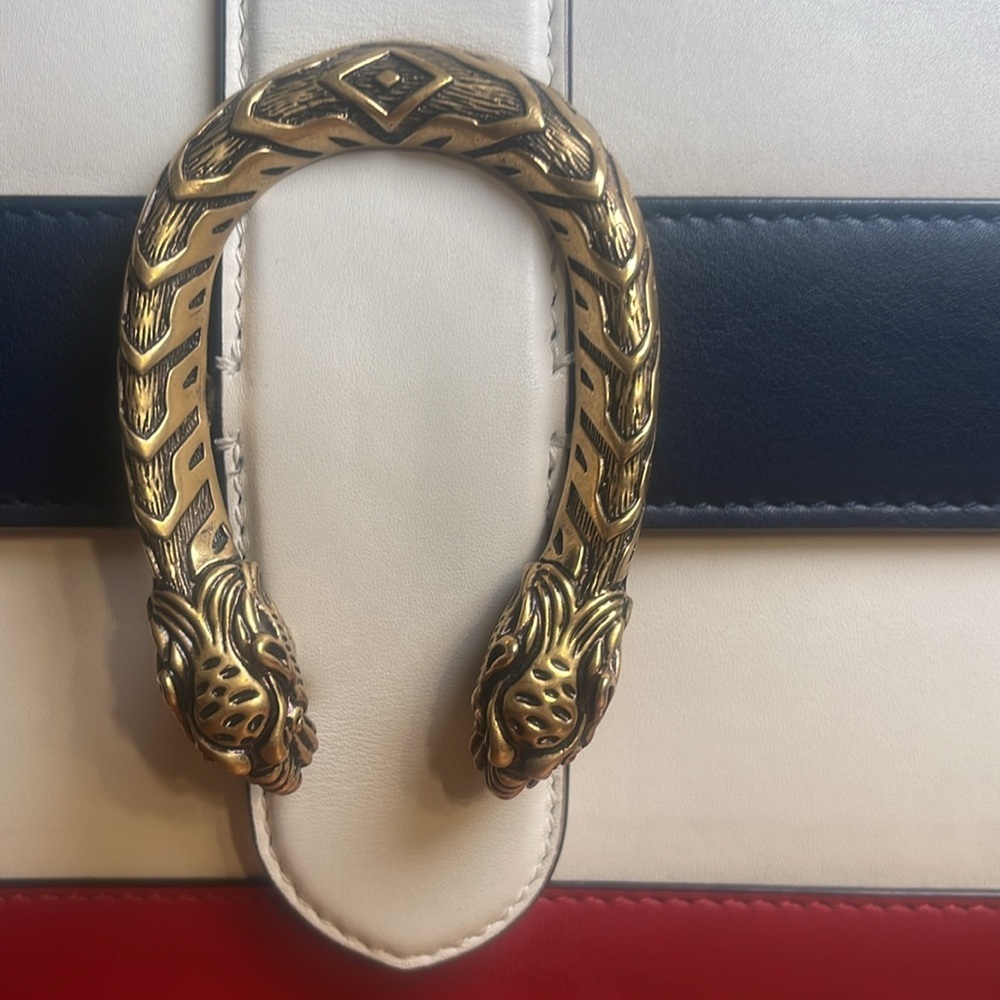 Gucci Dionysus Bamboo White with red and blue stripe - Picture 2 of 4